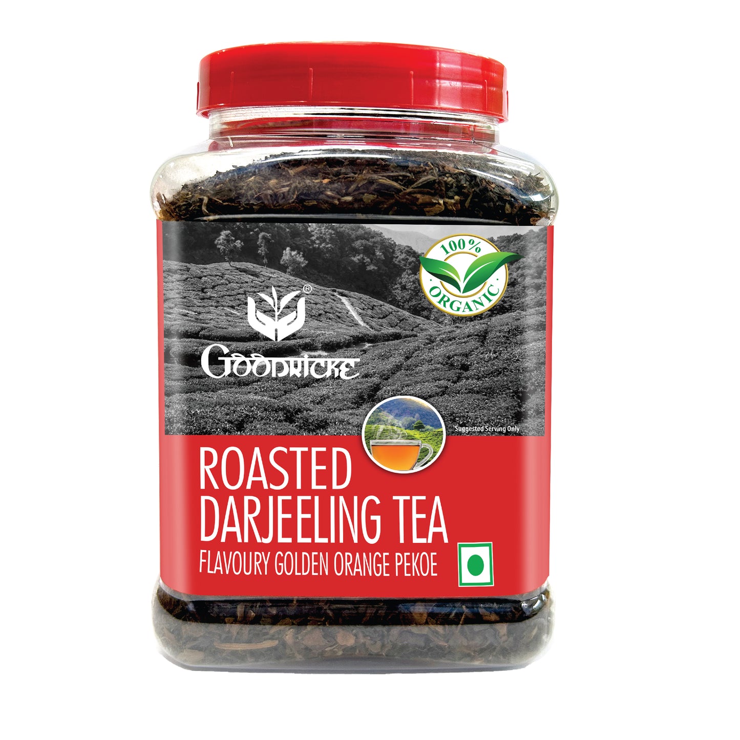 Roasted Organic Darjeeling Tea-250 gm (Pack of 4)