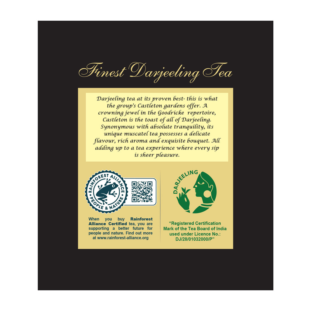 Castleton Premium Muscatel Darjeeling Tea - 100gm + Castleton Vintage Darjeeling Tea 250 gms