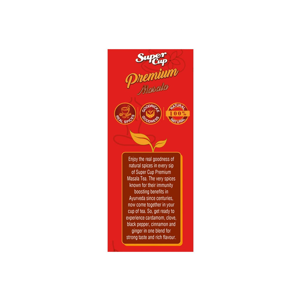 Super Cup Premium Masala Tea (Pack of 4)